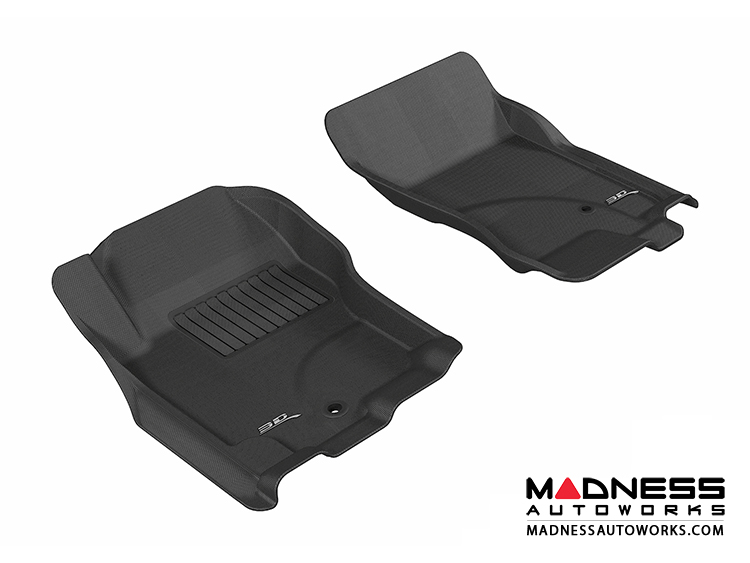 Nissan Pathfinder Floor Mats (Set of 2) - Front - Black by 3D MAXpider